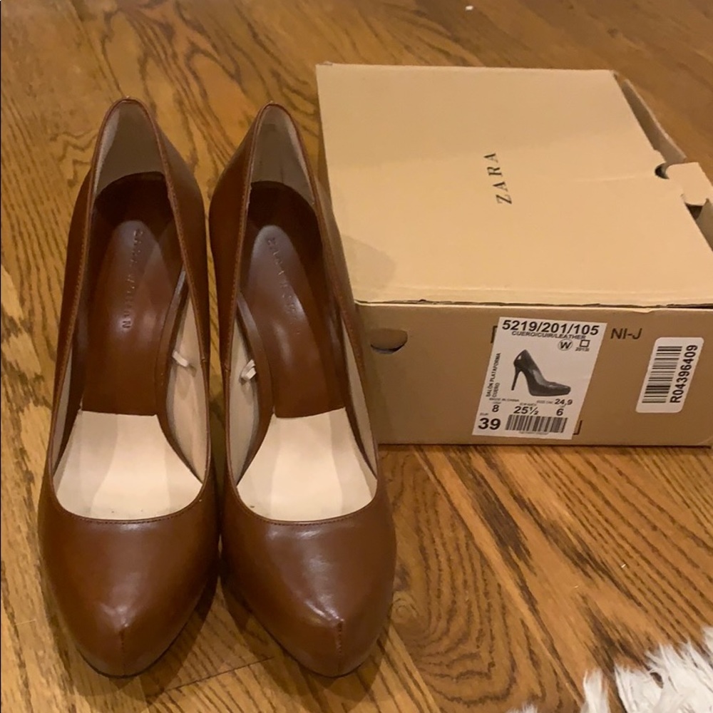 Zara - light brown pumps